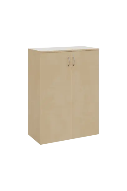 N 3 - 8D kancelářská skříň, 2-dveřová, 1100x800x400, bříza irská